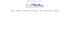 Desktop Screenshot of calmedinc.com